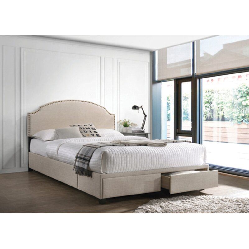 Fenot Full / Double Upholstered Low Profile Storage Platform Bed thumbnail 2