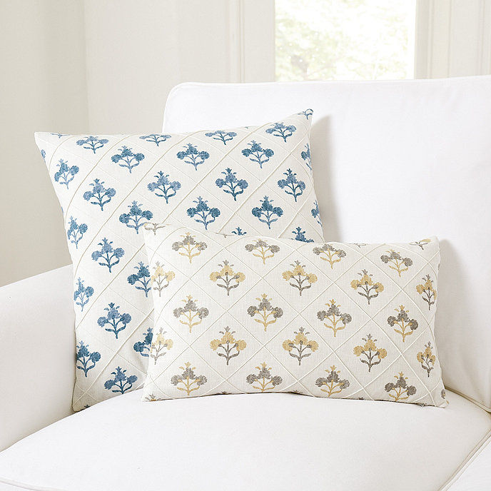 Borbela Floral Pillow With Insert-20"x20" thumbnail 2