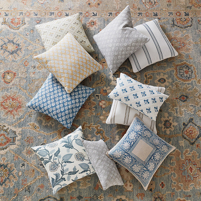 Borbela Floral Pillow With Insert-20"x20" thumbnail 3