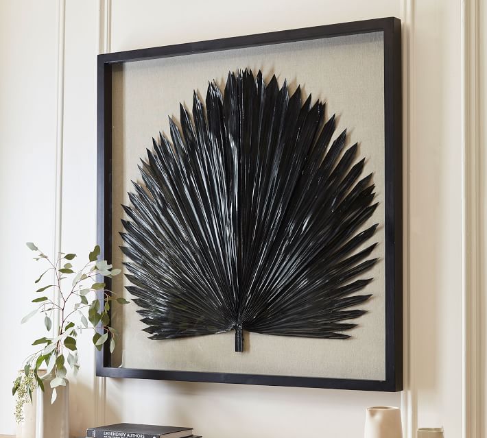 Palm Leaf Shadow Box Wall Art thumbnail 2