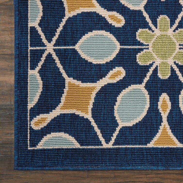 Monterey Geometric Indoor Outdoor Area Rug-7'10"x7'10" thumbnail 3