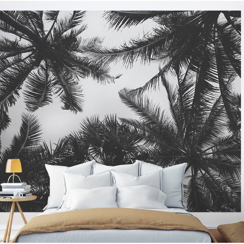 Craney Palm Tree Floral and Botanical Wall Mural Set of 5 thumbnail 3