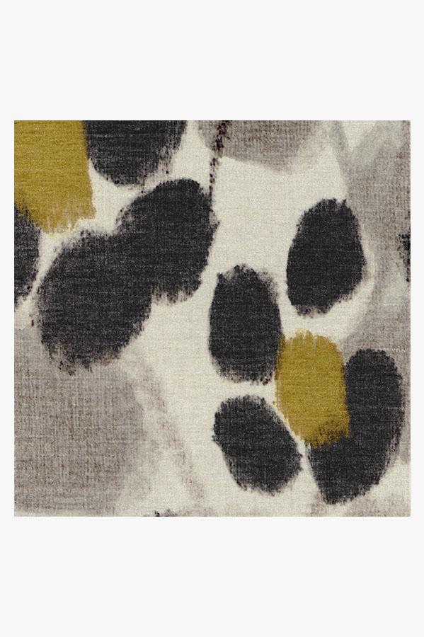 Rosette Yellow Rug 8'x10' thumbnail 3