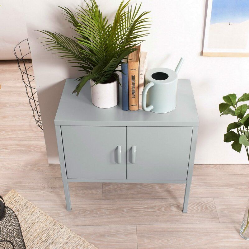 Burley Tall Steel 2-Door Accent Cabinet thumbnail 6