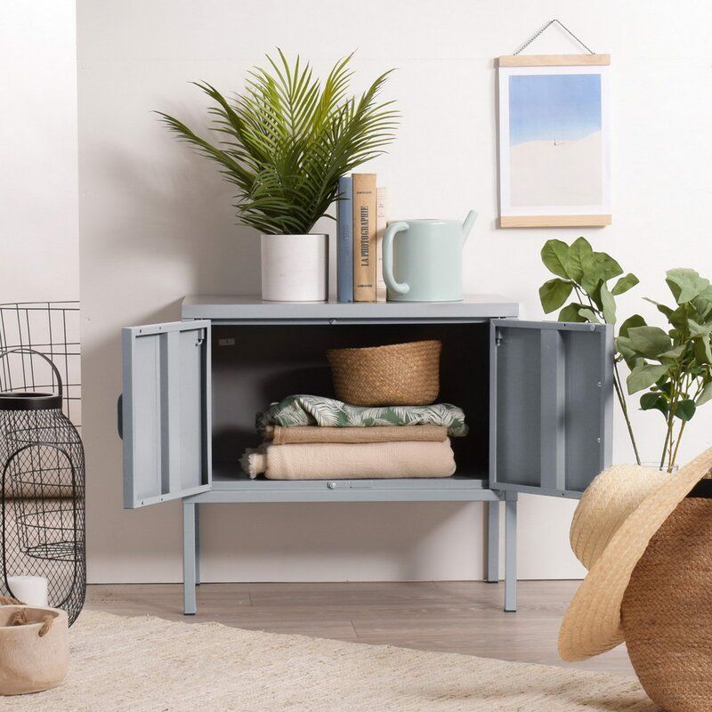 Burley Tall Steel 2-Door Accent Cabinet thumbnail 7