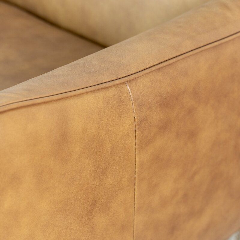 Erikson Genuine Leather Full Grain Leather Armchair thumbnail 5