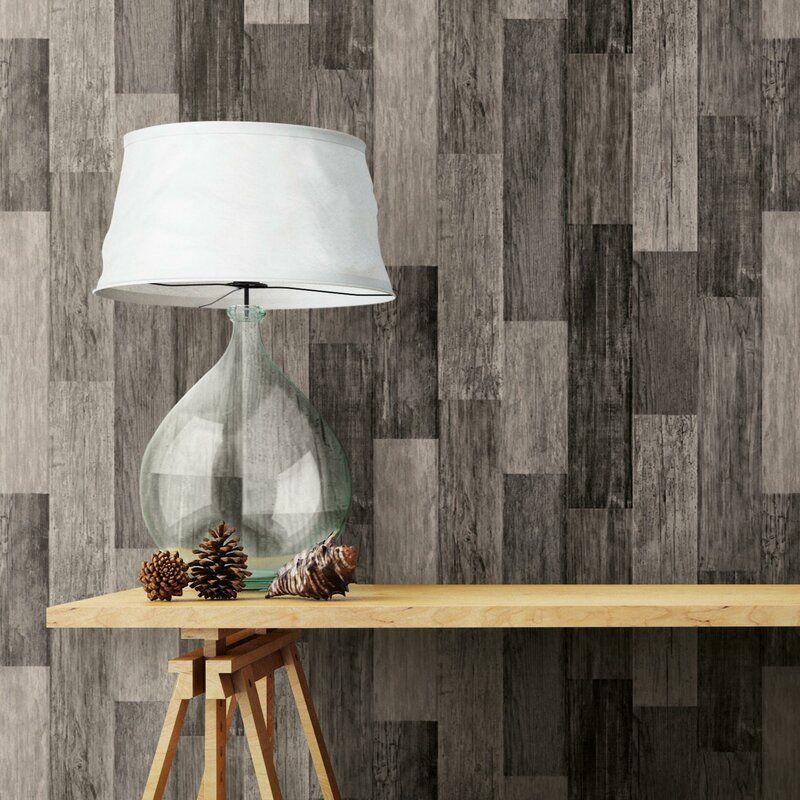 Stradford Weathered Wood Peel And Stick Wallpaper Roll thumbnail 3