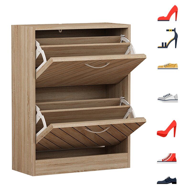 12 Pair Shoe Storage Cabinet thumbnail 3