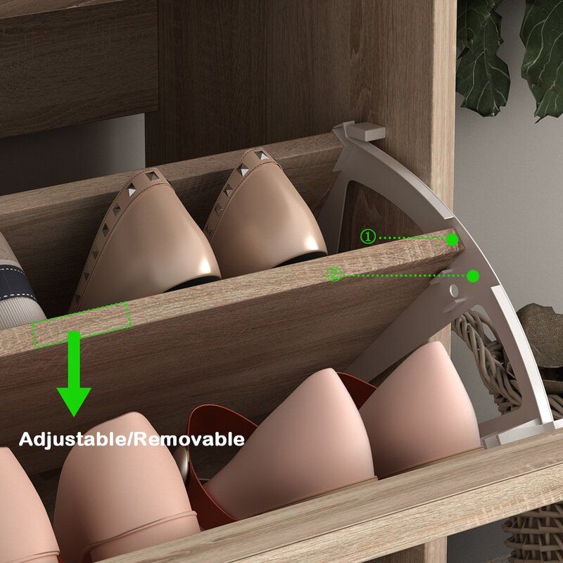 12 Pair Shoe Storage Cabinet thumbnail 6