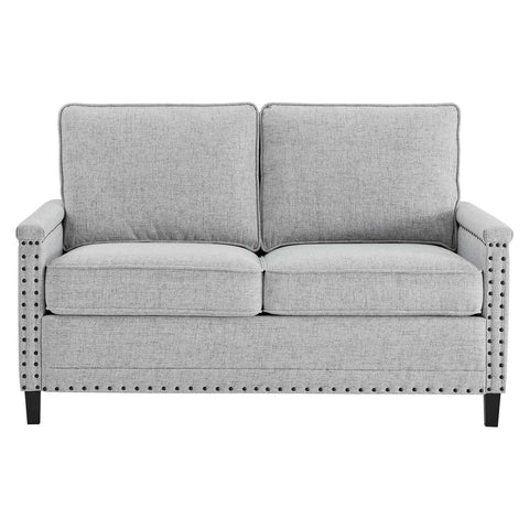 Shonta Upholstered Fabric Loveseat thumbnail 3