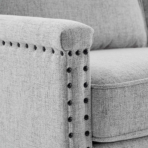 Shonta Upholstered Fabric Loveseat thumbnail 5