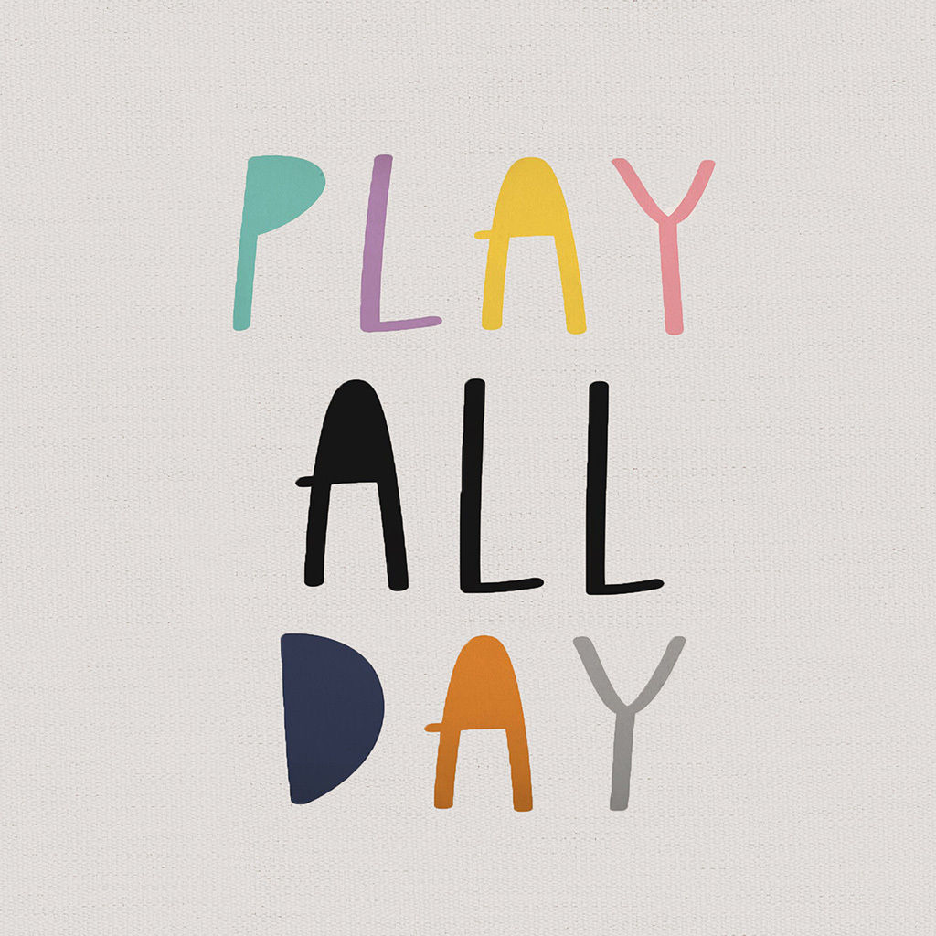 Ridder Play All Day Throw Pillow With Insert-16"x16" thumbnail 3