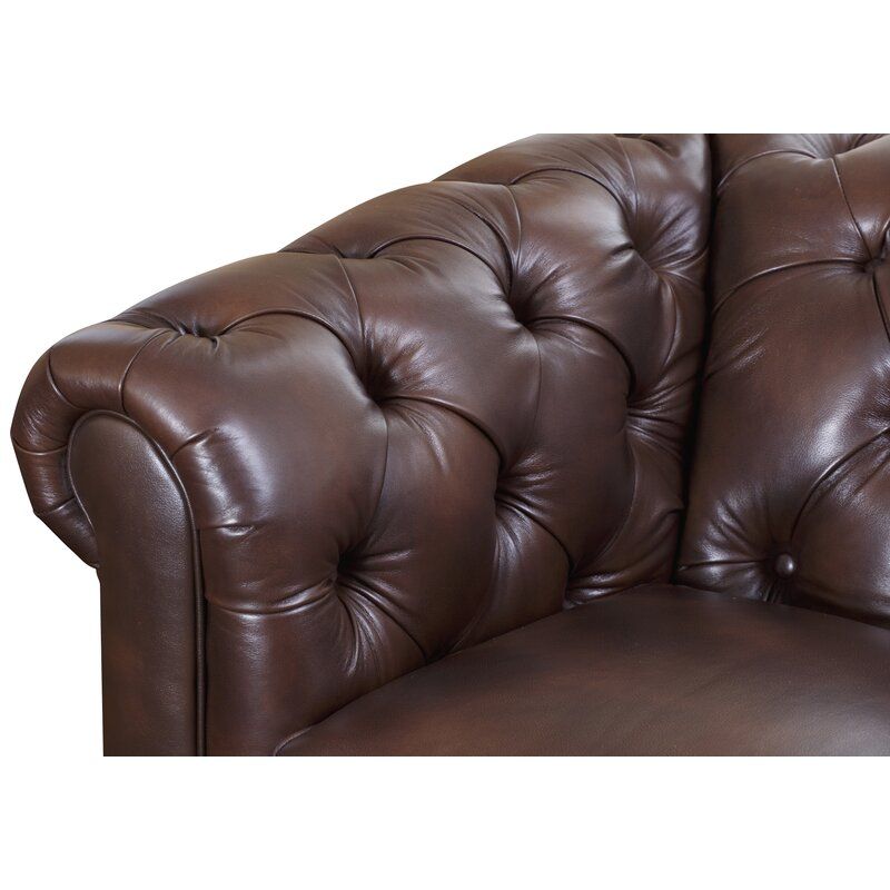 Eveleth Tufted Chesterfield Chair thumbnail 4