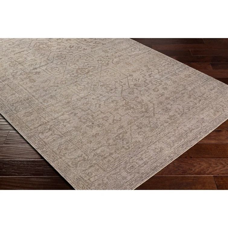 Robby Oriental Hand Knotted Wool Gray Brown Area Rug-9'x12' thumbnail 3