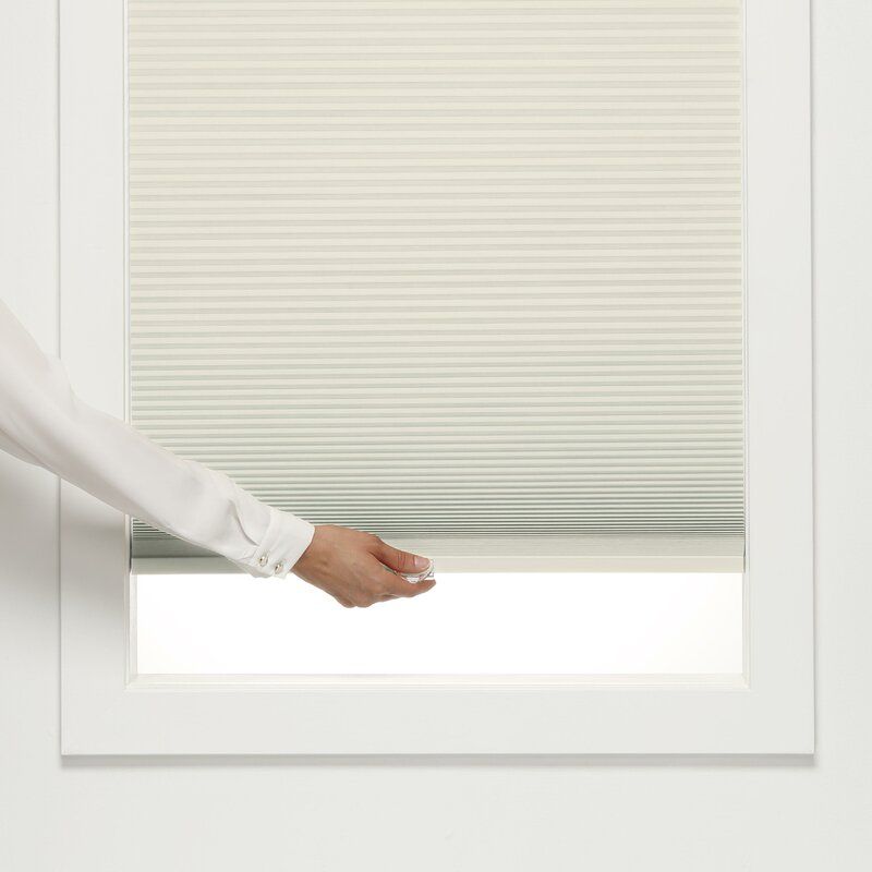 Cordless Top Down Bottom Up Semi Sheer Cellular Shade-27"x72" thumbnail 4