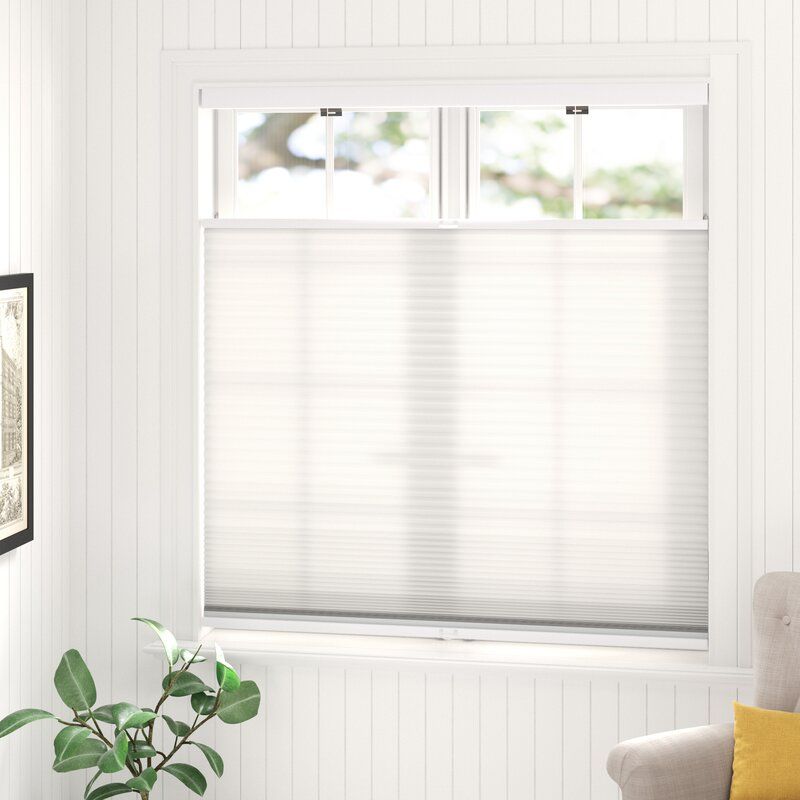 Cordless Top Down Bottom Up Semi Sheer Cellular Shade-27"x72" thumbnail 3