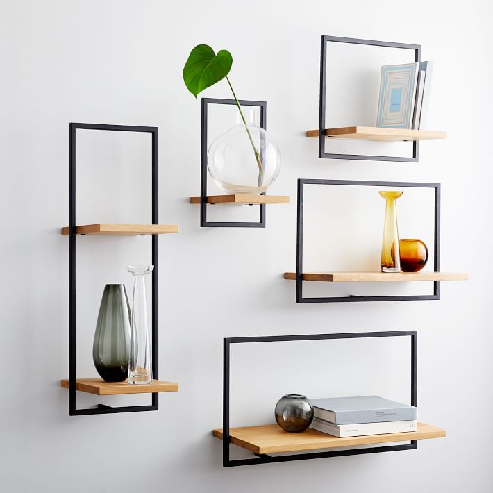 Wall Shelfmate Wood and Metal Wall Shelves Collection-Double thumbnail 2