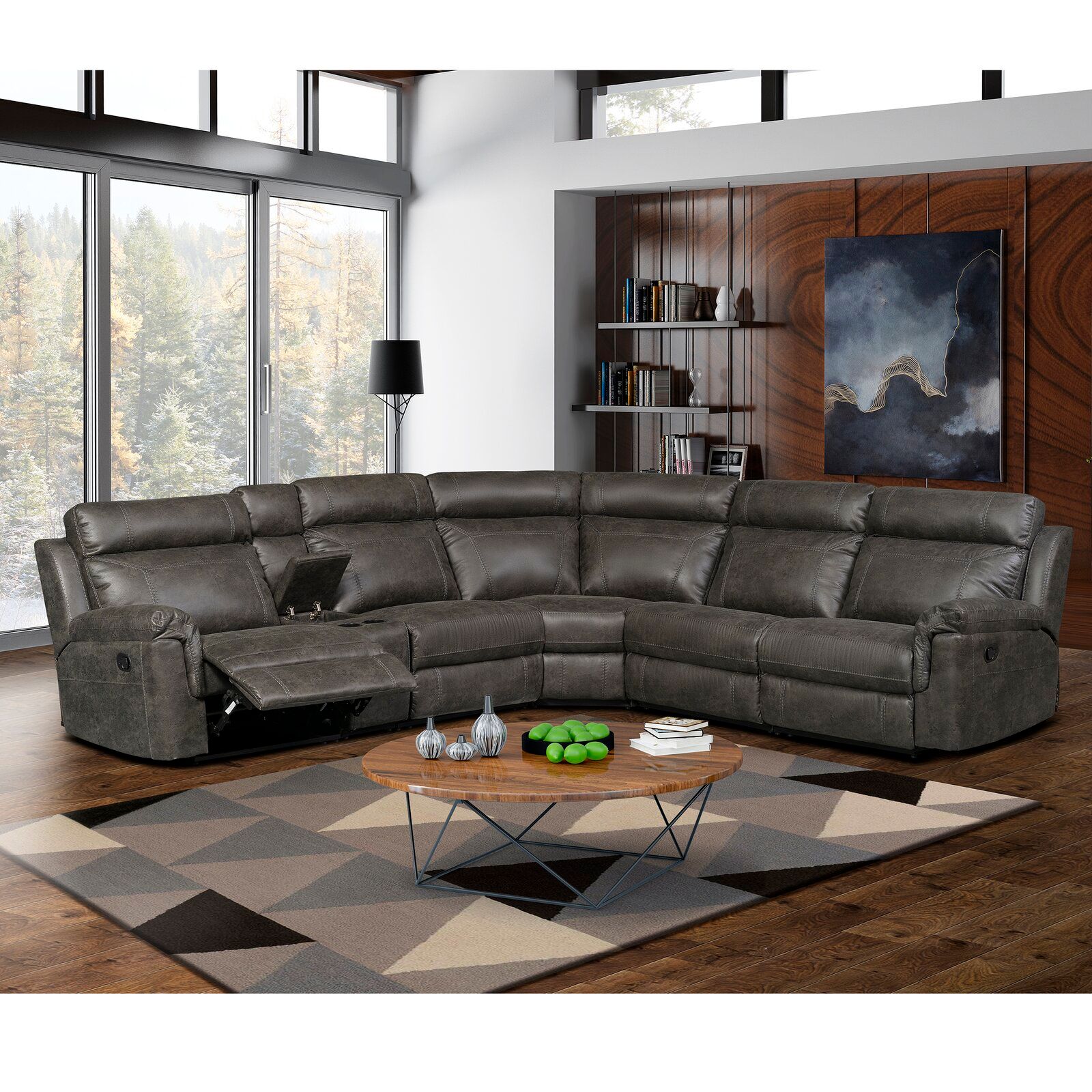 Kuo Right Hand Facing Reclining Corner Sectional thumbnail 2