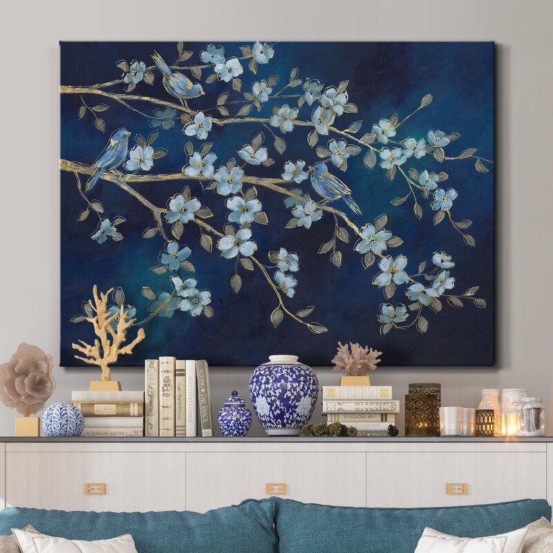 Bluebird Conference Wrapped Canvas Print No Frame-48"x36" thumbnail 2
