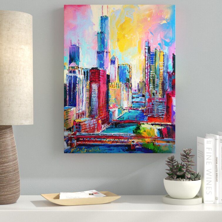 Chicago 3 by Richard Wallich Wrapped Canvas Print Unframed-32"x24" thumbnail 2