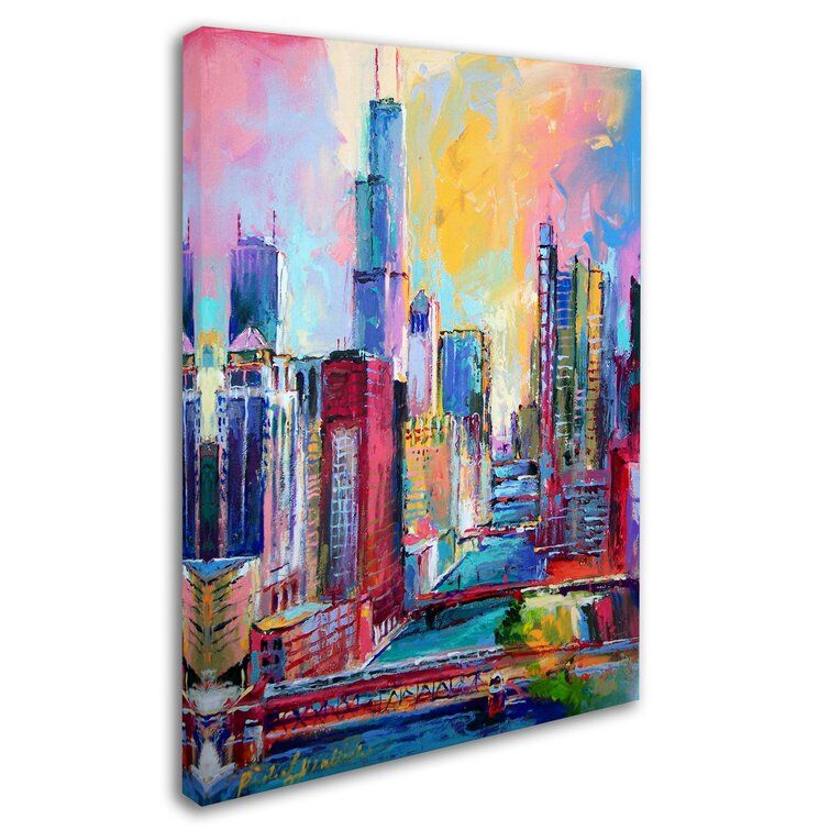 Chicago 3 by Richard Wallich Wrapped Canvas Print Unframed-32"x24" thumbnail 3
