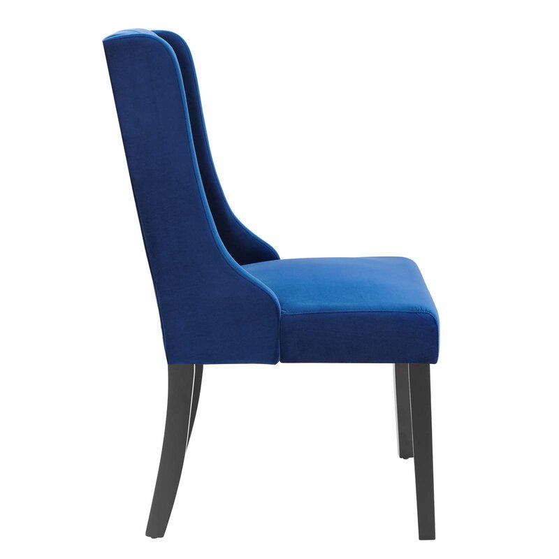 Cerys Tufted Wingback Side Chair Set of 2 thumbnail 4