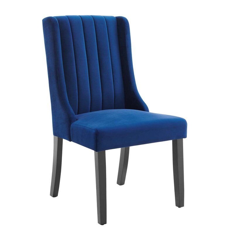 Cerys Tufted Wingback Side Chair Set of 2 thumbnail 5
