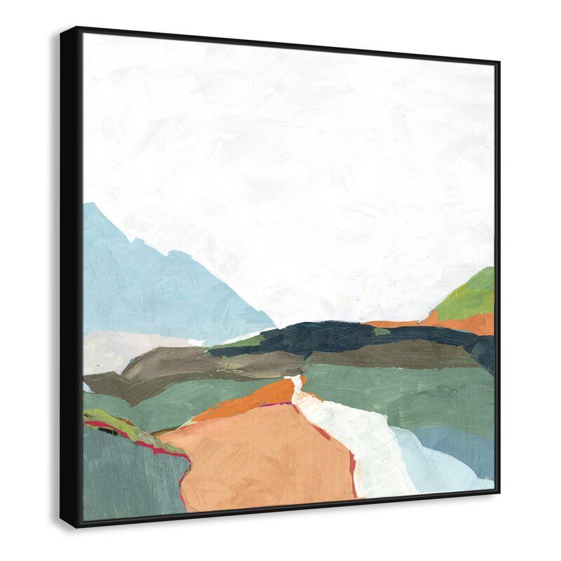 April Morning Floater Frame Painting on Canvas With Frame-46.5"x46.5" thumbnail 3