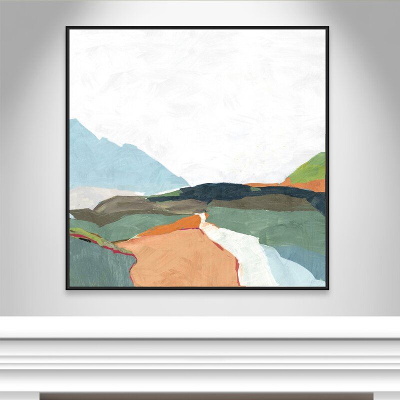 April Morning Floater Frame Painting on Canvas With Frame-46.5"x46.5" thumbnail 4