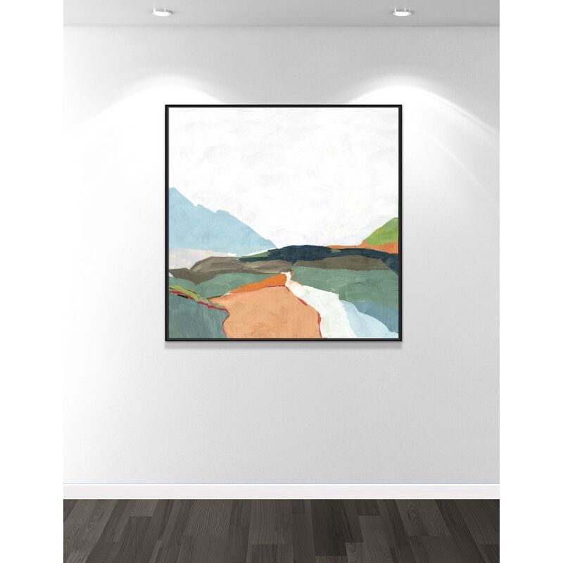 April Morning Floater Frame Painting on Canvas With Frame-46.5"x46.5" thumbnail 5