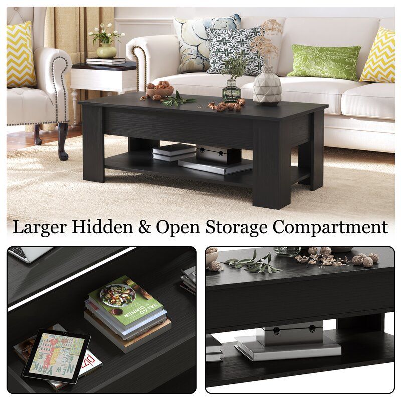 Kerstien Lift Top Coffee Table With Storage thumbnail 4