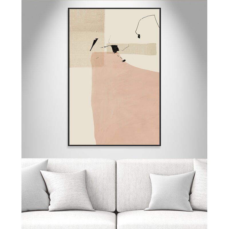 Soft Tempo Floater Frame Painting on Canvas With Frame-41.5"x61.5" thumbnail 2