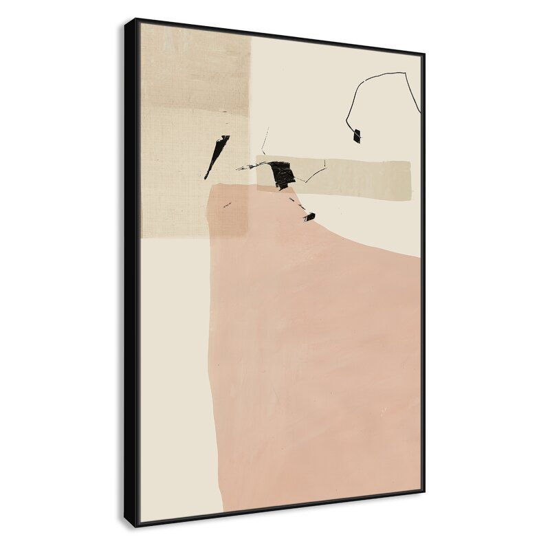 Soft Tempo Floater Frame Painting on Canvas With Frame-41.5"x61.5" thumbnail 3