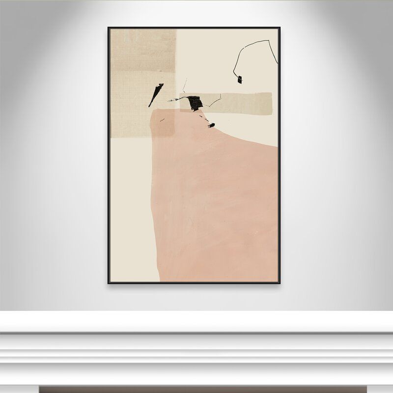 Soft Tempo Floater Frame Painting on Canvas With Frame-41.5"x61.5" thumbnail 4