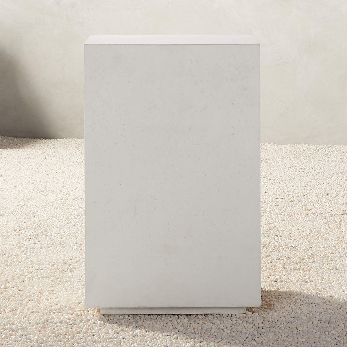Ivory Concrete Outdoor Side Table thumbnail 2