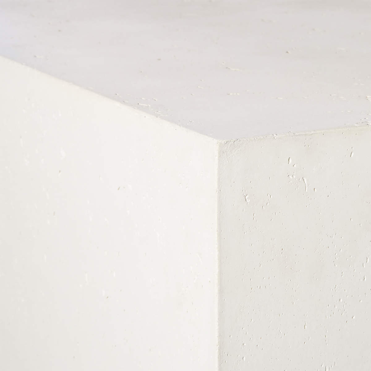 Ivory Concrete Outdoor Side Table thumbnail 4