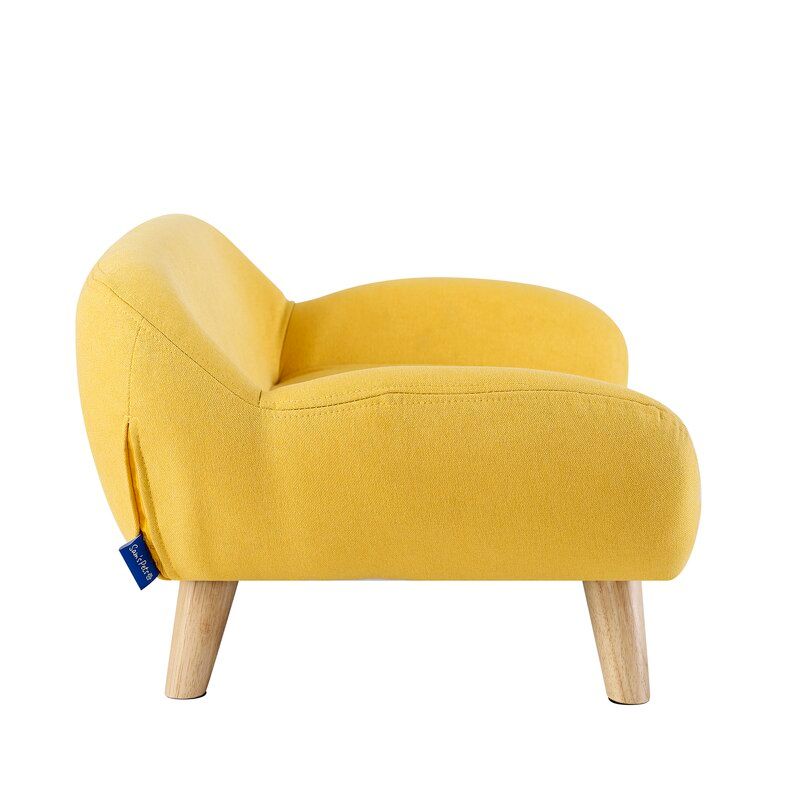 Sams Pets Akkeri Dog Couch Yellow thumbnail 5