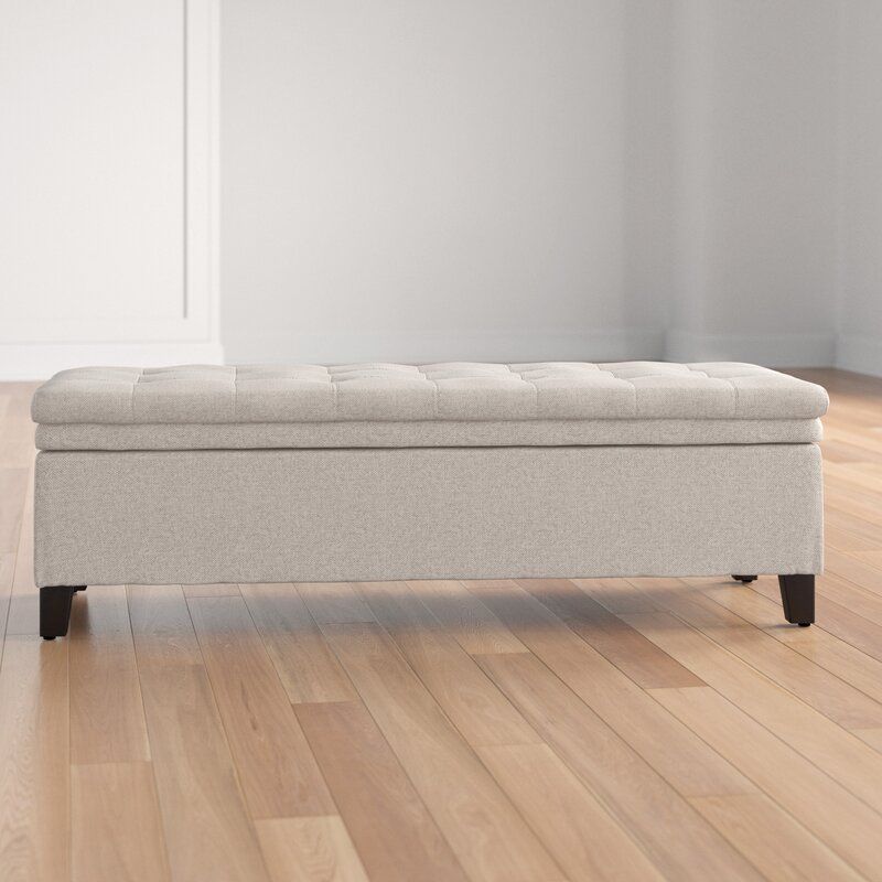 Tais Upholstered Flip Top Storage Bench thumbnail 3