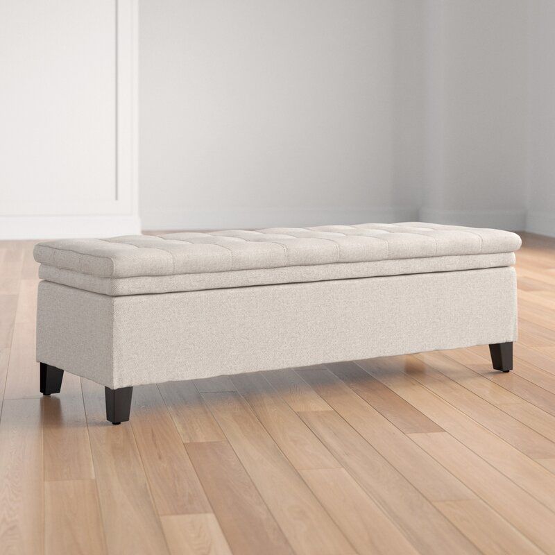 Tais Upholstered Flip Top Storage Bench thumbnail 4