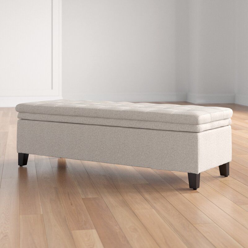 Tais Upholstered Flip Top Storage Bench thumbnail 5