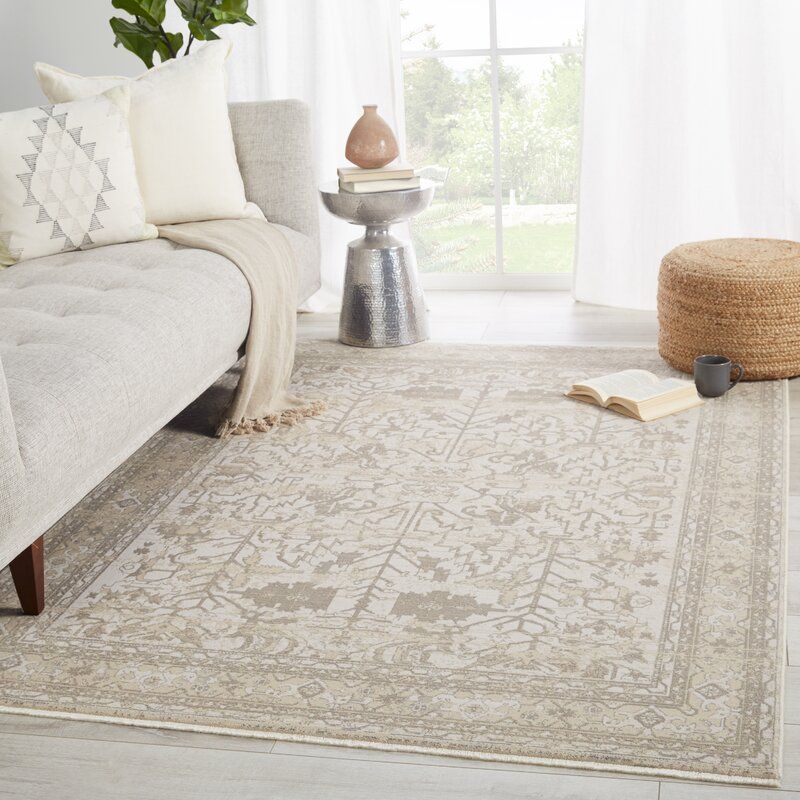 Mcclung Power Loom Area Rug In Cream-9'6"x12'6" thumbnail 2
