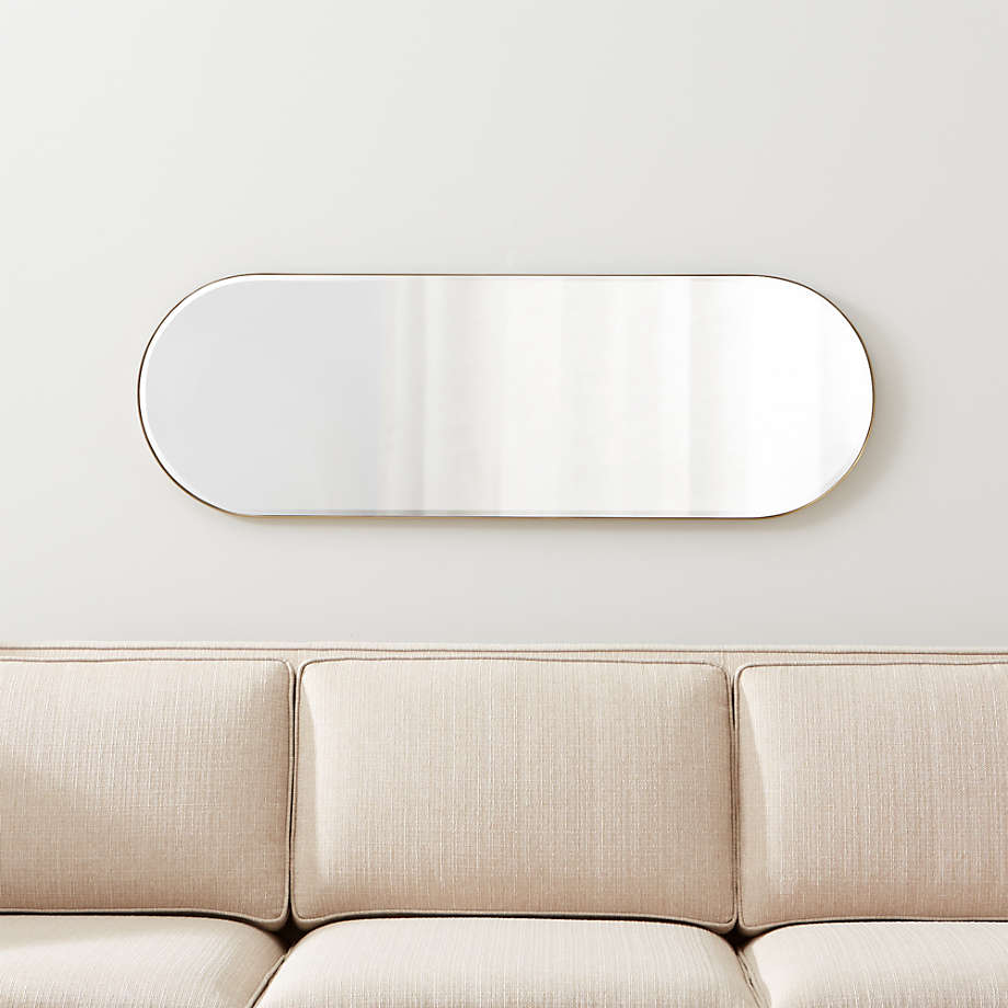 Edge Brass Capsule Mirror thumbnail 2