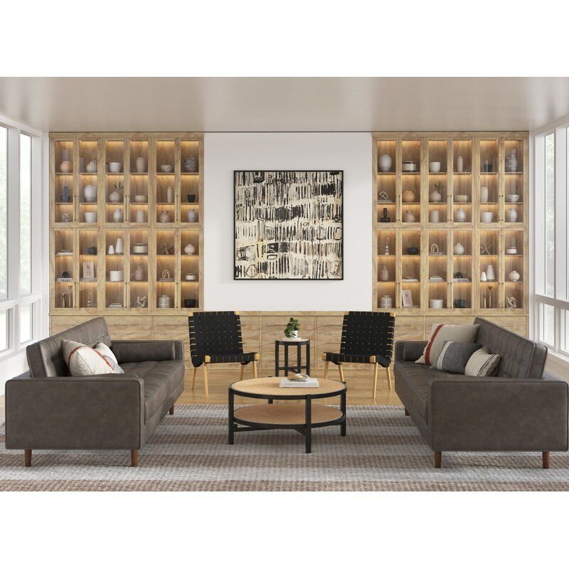 IzabellaI Solid Wood Coffee Table with Storage thumbnail 3