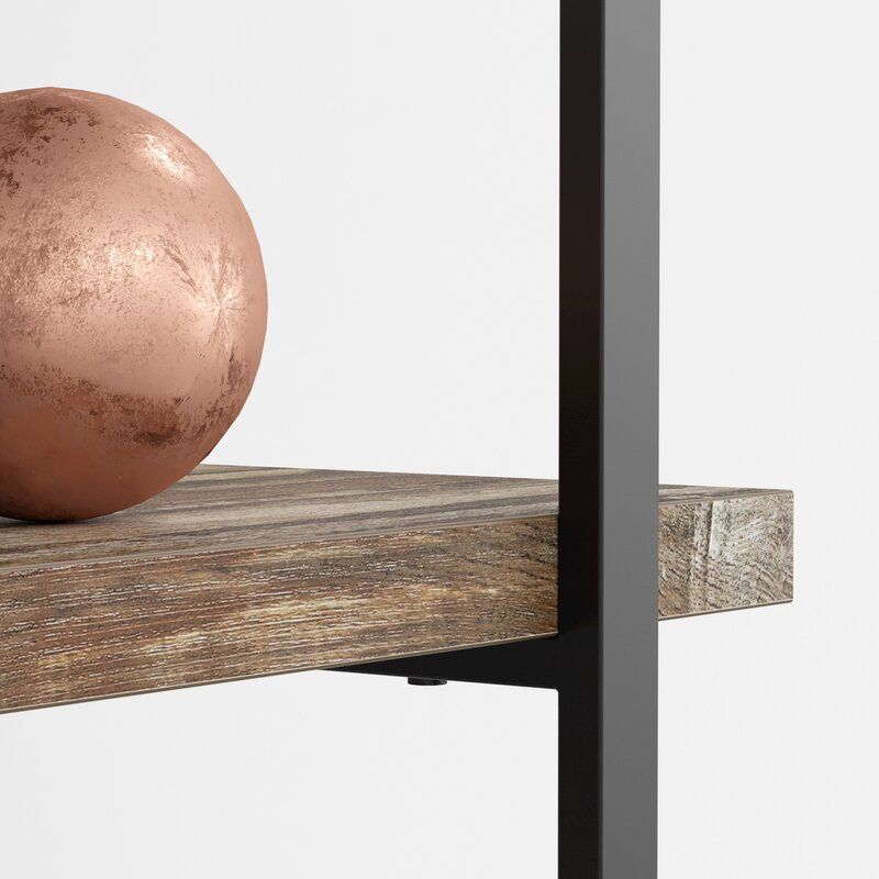 Taylah Steel Etagere Bookcase thumbnail 4