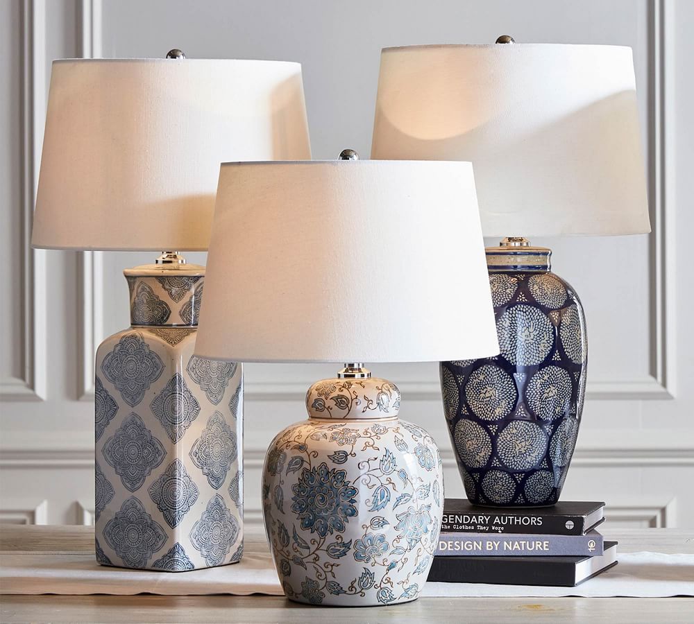 Langley Ceramic Bedside Lamp thumbnail 3