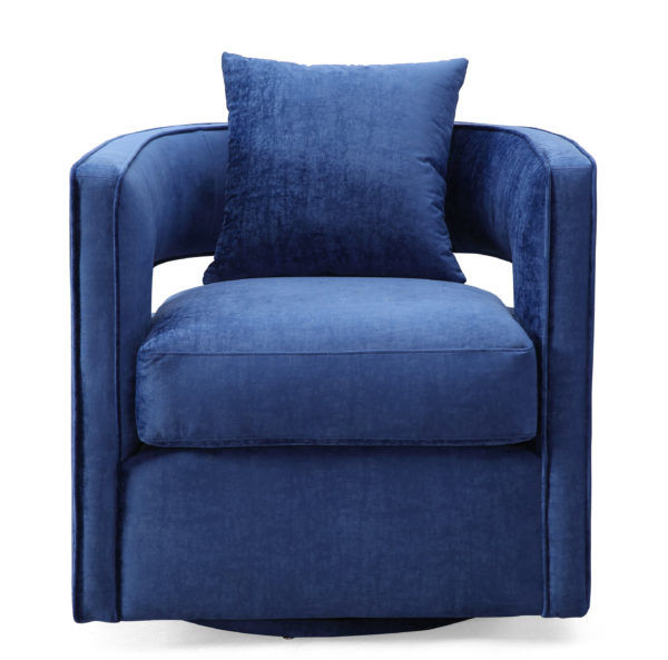 Hudson Navy Swivel Chair thumbnail 2