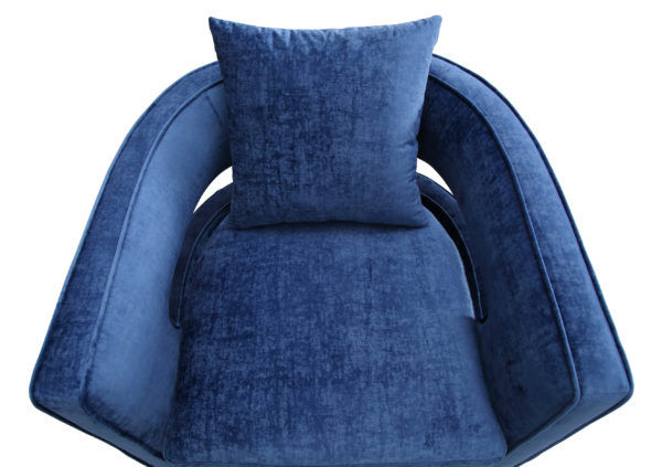 Hudson Navy Swivel Chair thumbnail 4