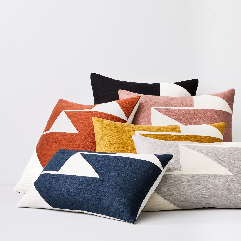 Crewel Steps Pillow Cover No Insert-18"x18" thumbnail 2