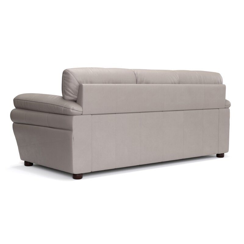 Genuine Leather Pillow Top Arm Sofa thumbnail 4