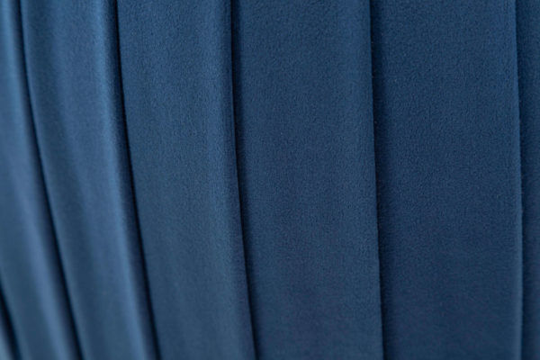 Marigold Navy Velvet Storage Ottoman thumbnail 4